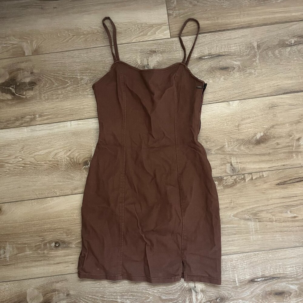 DIvided (H&M) Jean dress, brown, size S